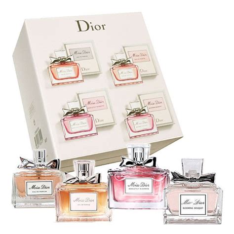 womens dior set|christian dior miniature perfume set.